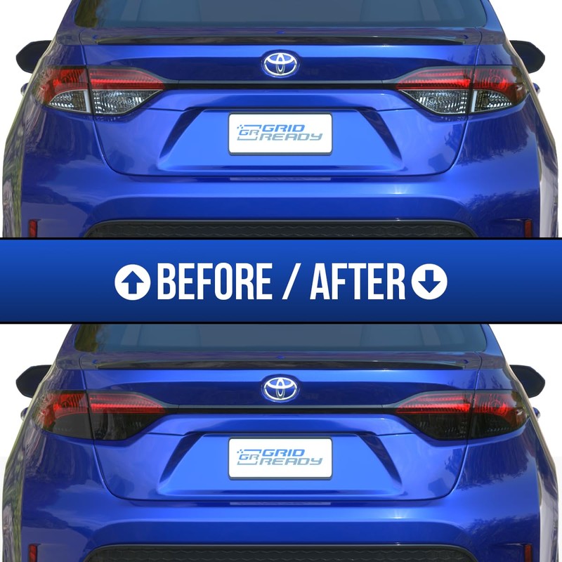 Tail light tint compatible with 2019-2025 Toyota Corolla sedan
