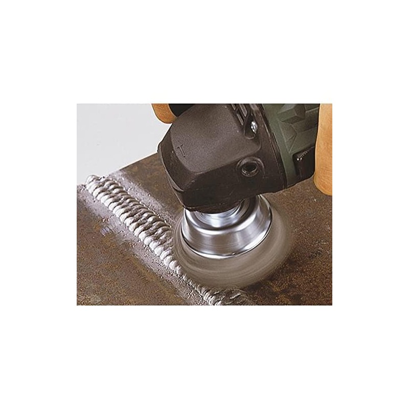 wolfcraft Stainless Steel Wire Cup Brush, Twisted I 2700000