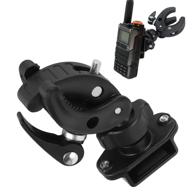 Walkie Talkie Bicycle Bracket Motorcycle Mount Adjustable Handheld Radio Bike