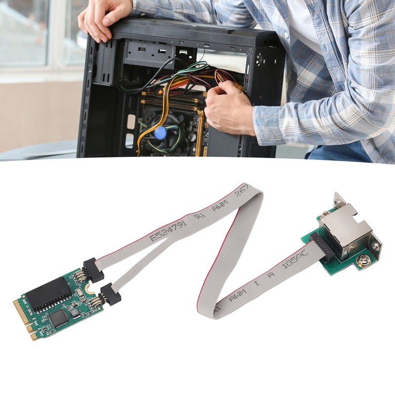 RTL8111F M.2 2.5G Ethernet Network Card 2.5G/1G/100M Multi Gigabit M.2