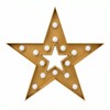 13 Inch Gold Star Marquee Sign