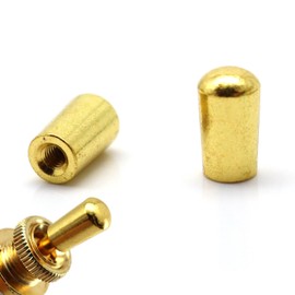 2pcs Metric Metal LP Guitar 3-Way Toggle Switch Knobs, M3.5 Les Paul Style Guitar Pickup Switch Knob for Epiphone