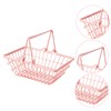 2pcs Shopping Basket Little Basket with Handle Fall Mini Shopping