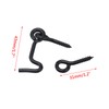 Wealrit 20 Set Hook and Eye Latch for Door Iron
