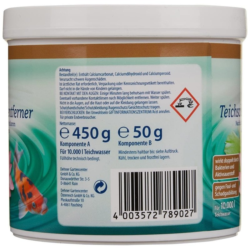 Dehner Aqua Pond Sludge Remover 500g Holds 10,000 Litres
