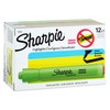 Sharpie ACCENT Highlighter, Tank Highlighter Chisel, 12 Pack, Fluorescent Green