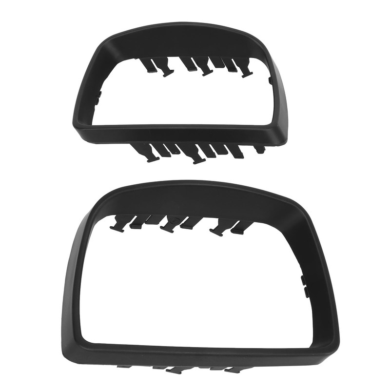 2PCS Car Rearview Mirror Frame Left Right Impact Resistant Protective