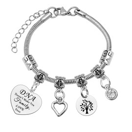 Bonus Daughter Gifts Bracelet Step Daughter Gifts Stepdaughter Gifts from Stepdad Stepmom Adoption Gifts Daughter in Law Gifts DNA Doesn't Make You Family, Love Does Jewelry Christmas Birthday Gift