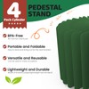 HeiMma 4 Pack Buffet Risers, Foldable Food Display Risers for