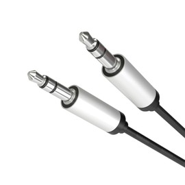 UIGOCLE Audio Cable Compatible with 3.5mm Audio Cable Nylon Braided Auxiliary Cable Male to Public Stereo Hi-Fi Audio for Headphones Car Home Stereo Speaker Tablet, 6 Feet