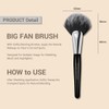 STUDIO17 Big Fan Brush for Makeup