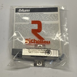 Richelieu 971A Brushed Gray Door Damper Soft-close Screw-on mechanism Blum New