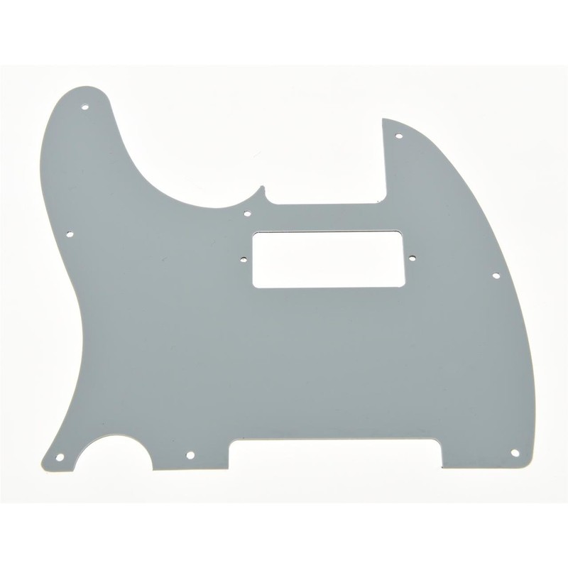 KAISH White Pearl Tele Pickguard with Mini Humbucker Hole for