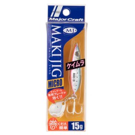 Major Craft Lure, Maki Jig Micro, Light Game Dedicated Blade, 0.5 oz (15 g), Blue/Pink Sardine (Kelper) MAKI-MIC