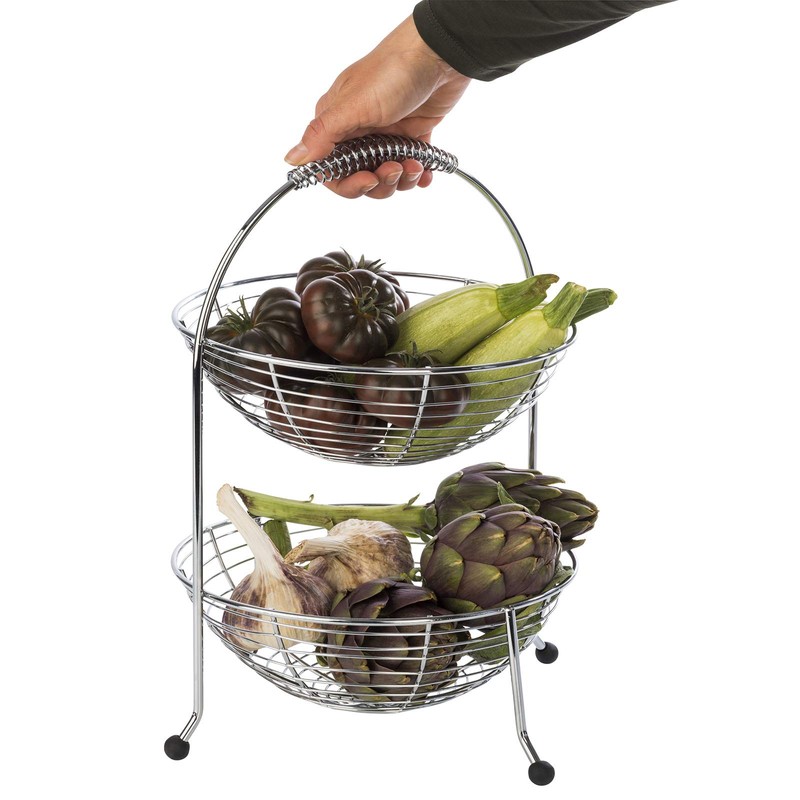 Etagère, two tier ca. Ø 24 cm, ca. 30 cm