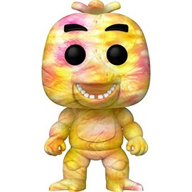 POP Five Nights at Freddy's - Tie Dye Chica Funko Pop! Vinyl Figure (Bundled with Compatible Pop Box Protector Case), Multicolor, 3.75 inches