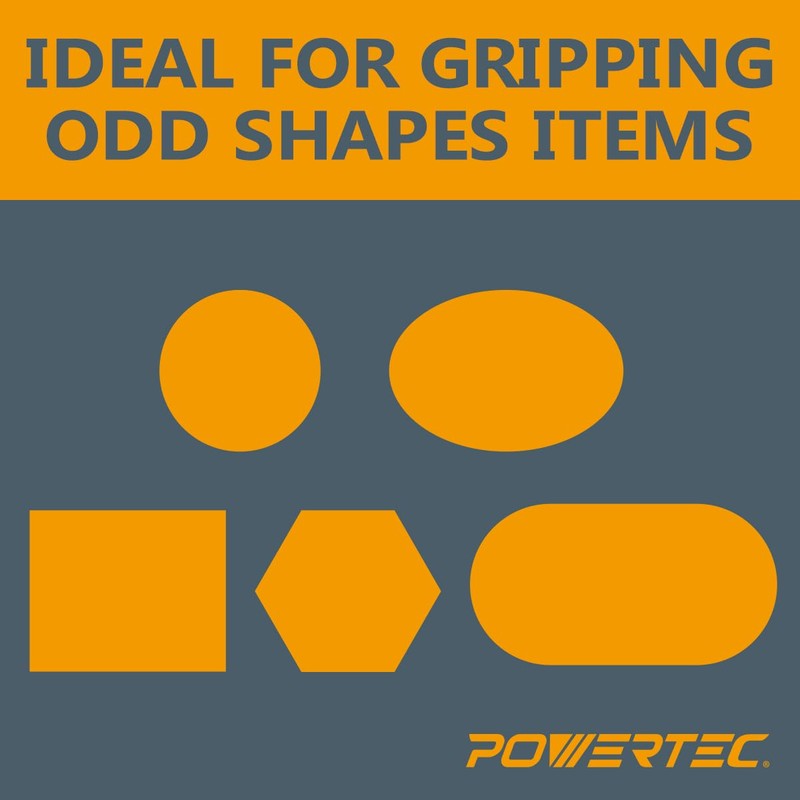 POWERTEC Strap Clamps for Woodworking – Quick Release Band Clamps