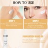 Foundation Color Changing,Flawless Colour Changing Warm Skin Tone Foundation,Liquid Foundation,Founda-tion