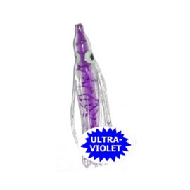 Silver Horde 10100225 Micro Squid (Octopus 1.5) (1¾”) 5/pkg. Ultra-Violet/Purple Spatter