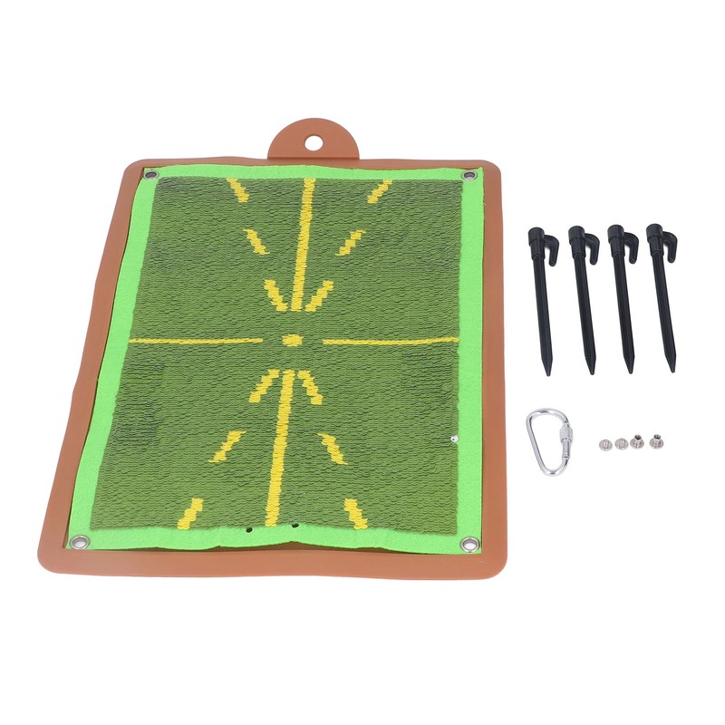 Swing Golfing Practice Hitting Mat with Pin Buckle Silicone Golfing