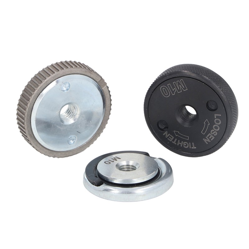 3PCS M10 Angle Grinder Flange Nut Self Locking Pressure Plate