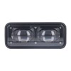 Double Lens LED Forklift Safety Light Robust High Brightness Straight