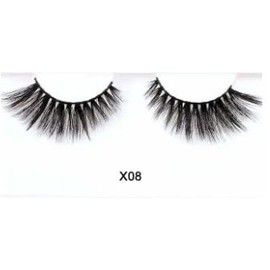 Infinite 3D Faux Mink Strip Eyelashes (Infinite 3D Faux Mink Strip Eyelashes (X08, 12mm-20mm))