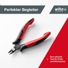 Wiha 26813 Z40112803 Electronic Side Cutters with Wire Retention Clip