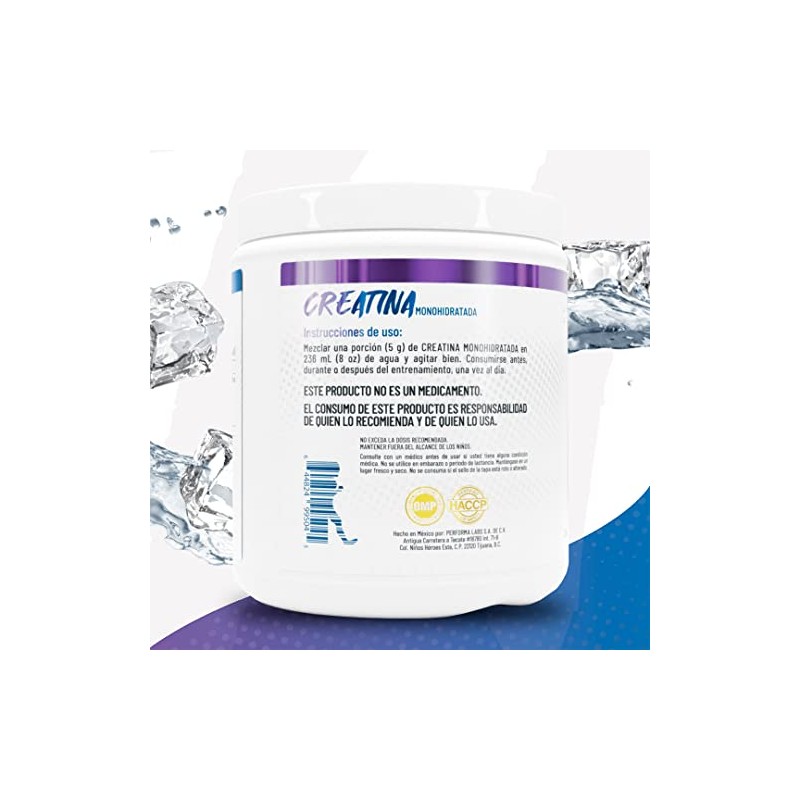 Fit Soul Creatina Monohidratada de Alta Pureza en Polvo Sin
