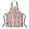 BGBDEIA Geometric Floral Pattern Chefs Apron, Cooking and Baking Apron
