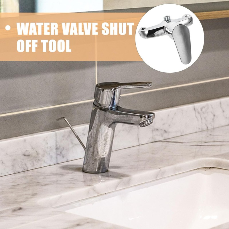 Healeved 3370106LNI Silver Wall Mount Bathtub Shower Faucet with 2