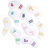 Golf Iron Cover Leather Golf Iron Head Covers Headcover Colorful