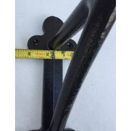 Amish Made New Heavy Duty Black Powder Coated Malleable Iron 10" Horse Harness Hook Tack