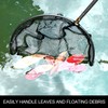 Mingjieus Pool Skimmer Net with Stainless Steel Telescopic Pole,58" Extendable