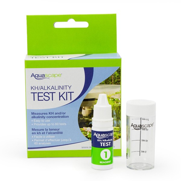 Aquascape 96019 Water Test Kit KH Alkalinity for Pond and Garden Features, 60 Tests