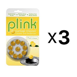 Plink Garbage Disposal Cleaner & Deodorizer 10 Pc Lemon Scented by Plink