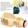 Kadimendium Propane Tank Refill Adapter 1LB Solid Brass Universal Mini
