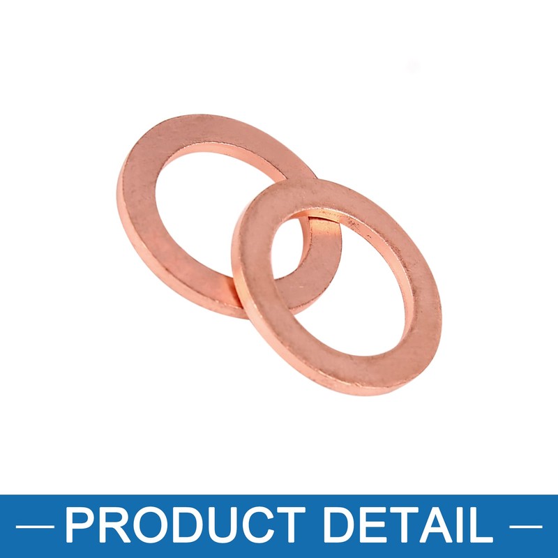 A ABSOPRO Pack of 20 Copper Discs 14 x 21