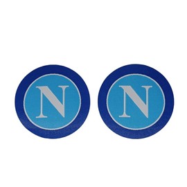 2 x 7cm Naples Embroidered Iron on Sew on Patch