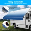 Bsteciar Upgraded RV Awning Fabric Replacement,Heavy Duty 18.5oz Vinyl Camper