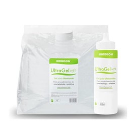 Bordson UltraGel Soft - Gel Conductor para Ultrasonido Cosmetolgico Sin Color 5 litros con aplicador vaco de 250 ml - Cavitacin, radiofrecuencia,...  