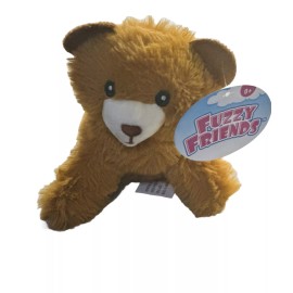 Unbranded Stuffed Puppy Plush - 5 Inches Brown Sitting Soft Stuffed Fluffy Cuddle Toy