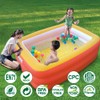 Inflatable Swimming Pool, 59" X 45" X 20" Kiddie Pools