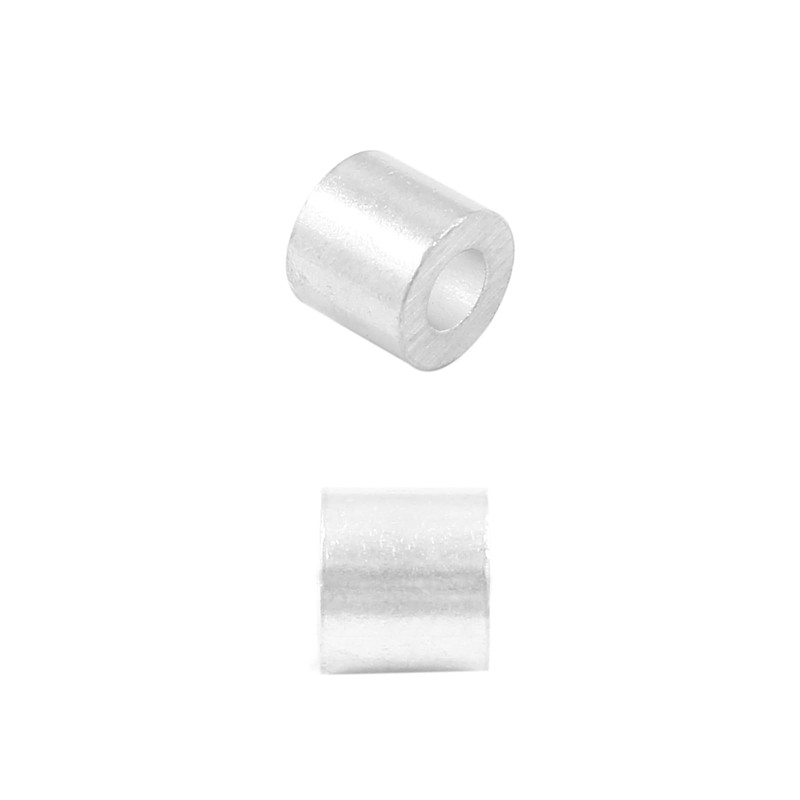 Luomorgo 100 Pcs 1/8" Aluminum Crimping Loop Sleeve, Wire Rope