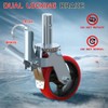 USCaster 6inch Scaffolding Wheels Set of 4 -Heavy Duty Locking