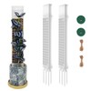 HYYZ Moss Pole,2PCS 18.7-Inch Plastic Moss Pole Monstera Plant Support,