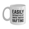 ODDITEES Funny Easily Distracted By White Water Rafting Coffee Cup
