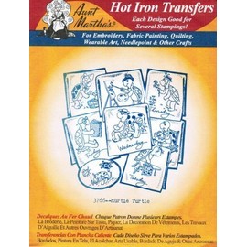 Murtle Turtle Aunt Martha's Hot Iron Embroidery Transfer