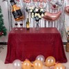 JYFLZQ - Mantel de lentejuelas de color burdeos de 50