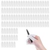 Cotton Finger Cots – 100PCS Soft Breathable Finger Protectors, 2.55 Inch Length, Flexible Fit for Fingers and Toes, Ideal for Nail Care, Cuts, Office & Precision Work, Fingertips Protectors